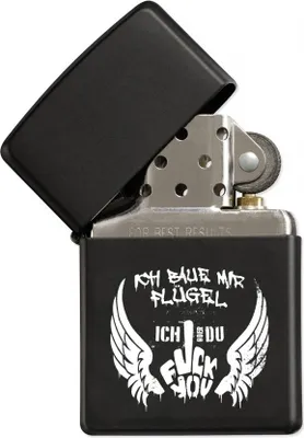 Produktbild von Unantastbar - Mittelfinger Flügel, Zippo