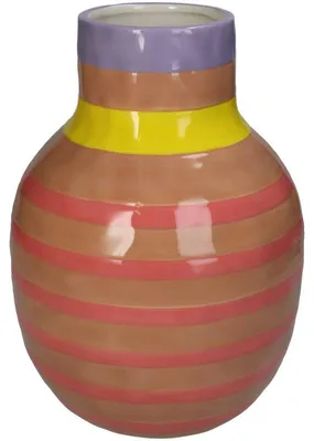 Image de Collection HD, Vase Streep, Rosa, 18x18x25 cm