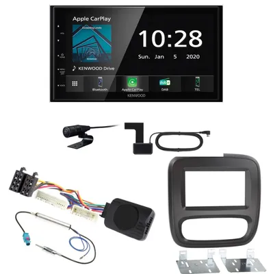 Produktbild von Kenwood DMX5020DABS Bluetooth Autoradio MP3 DAB+ Einbauset für Opel Vivaro B