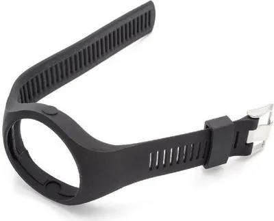 Produktbild von vhbw TPE Ersatz Armband kompatibel mit Polar M200 Fitnessuhr, Smartwatch - 25 cm schwarz