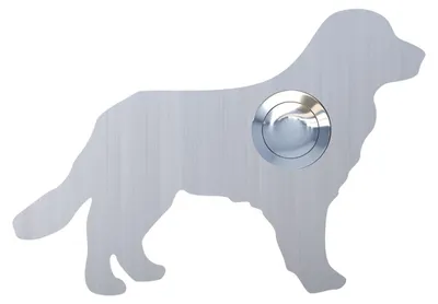 Produktbild von Türklingel Hund ''Balu'' in Edelstahl