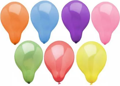 Produktbild von Papstar Luftballons rund Ø 19 cm farbig sortiert, 5 x 100 Stück