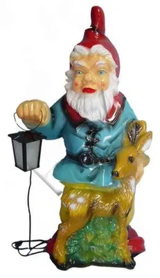 Image de Nain Figure Jardin Statue Sculptures Figures Décoration 91 cm Deko Nouveau
