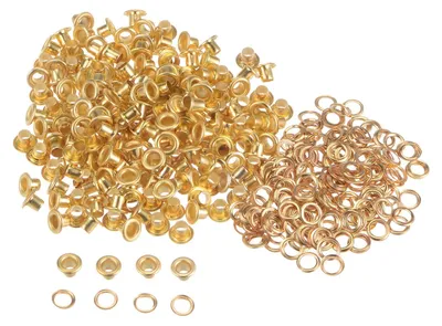 200 Metallösen 3 mm goldfarben für DIY-Projekte