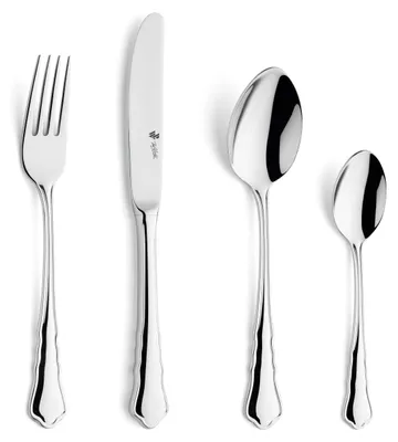 Produktbild von Paul Wirths 4-tlg. Kinderbesteck Set CHIPPENDALE 4-teilig silberfarben hochglanzpoliert