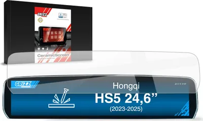 Immagine prodotto di Pellicola protettiva in Vetroceramica per display auto Hongqi HS5 da 24,6" (2023-2025), Grizz Protector