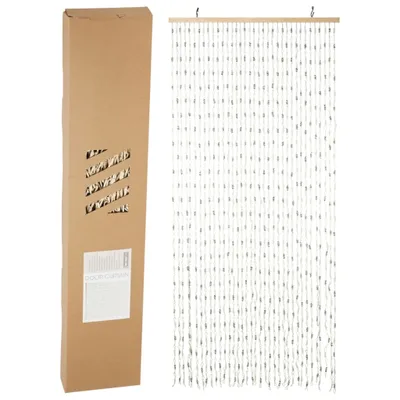 Produktbild von H&S Collection Türvorhang 90x200 cm Bambus Mehrfarbig