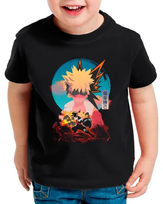 Produktbild von style3 Katsuki Attack Kinder T-Shirt superhero japan acade mia manga
