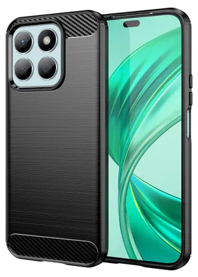 Zdjęcie produktu dla Techsuit Carbon Silicone etui do Honor X8b – czarne