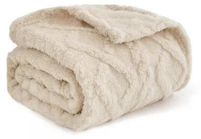 Obrázek produktu pro Dekka pro psy, měkká deka, 100x120 cm, béžová, fleecová, omyvatelná