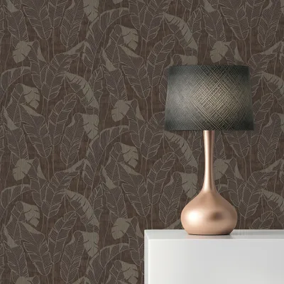Produktbild von Tapete Matilde Bäume Blätter M1-No.11006 Vlies Braun Grau Tadessi 10.05 m x 0.53 m