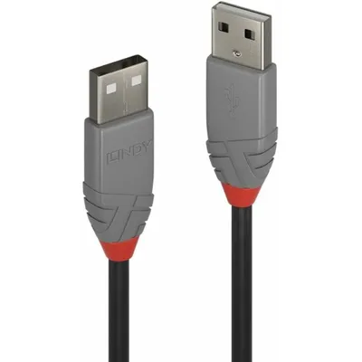 Produktbild von LINDY Kabel USB 2.0 A->A S/S 0.5m schwarz