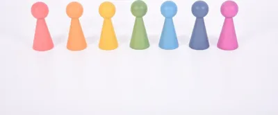 Obrázok produktu pre Tickit Rainbow Wooden Figures, 0,8 rok / roky, Drevo, Viacfarebný