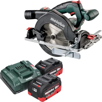Produktbild von Metabo KS 18 LTX 57 Akku Handkreissäge 18 V 165 mm + 2x LiHD Akku 8,0 Ah + Ladegerät