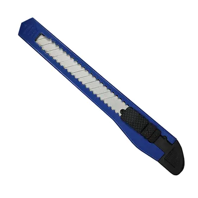 Produktbild von Cuttermesser Teppichmesser Paketmesser Mehrzweckmesser Blau 60 Stück 8mm