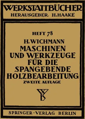 Produktbild von Maschinen und Werkzeuge für die spangebende Holzbearbeitung