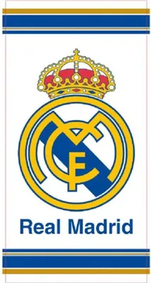 Obrázek produktu pro Real Madrid CF - ručník, Crest AG3924 (jedna velikost) (modrá/žlutá/bílá)