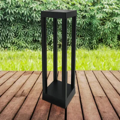 Productafbeelding van Sanico Goldlux Palermo LED-zonne-tuinlamp, 46 cm, koelwit, IP44