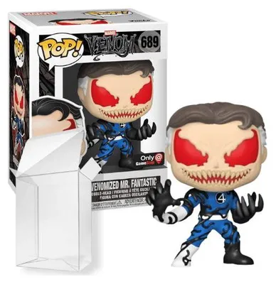 Image de Funko Pop! Marvel Venom - M. Fantastique « Venomisé » n° 689, une exclusivité Gamestop