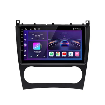 Immagine prodotto di 1+32G 4-core autoradio per Mercedes Benz Classe C W203 GPS Navi Android Auto DAB+ SWC FM