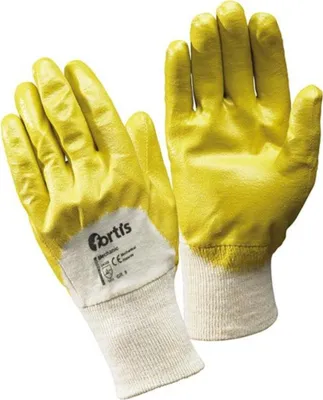 Produktbild von Handschuh Mechanic, Nitril,gelb, Gr.10 FORTIS