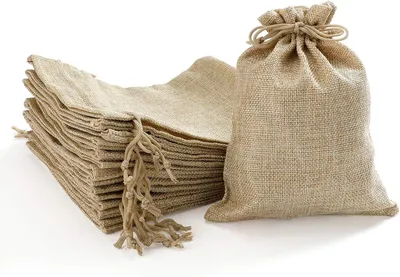 Obrázek produktu pro Jutový sáček - 15 x 20 cm - 24 kusů