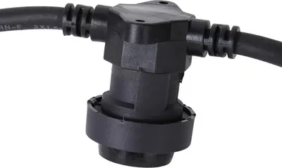 System CONNECTA BLACK - Lichterkette - 10 x E27 - 7,35m - max 2000W/15W/Lampe - IP44