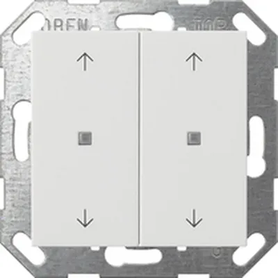 Produktbild von Gira KNX Taster Wippe 2f Pfeile System 55 reinweiß matt, 1 Stk.