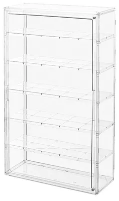 Immagine prodotto di Solidchoice - Vetrina a 6 strati - Vetrina con porta - Contenitore in acrilico - Mobiletto espositivo - Custodia protettiva - Antiossidante e anti-polvere - Vetrina espositiva