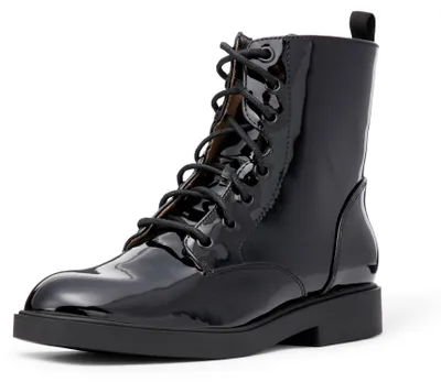 Produktbild von A. Essentials Mädchen Kampfstiefel Mit Reißverschluss, Schwarz , 38 EU