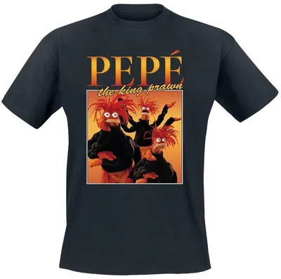 Produktbild von The Muppets T-Shirt Herren The King Prawn Homage schwarz XXL