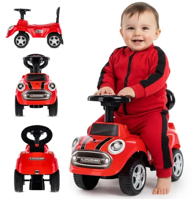 Produktbild von Kinderauto-Schieber GO GO Fashion rot