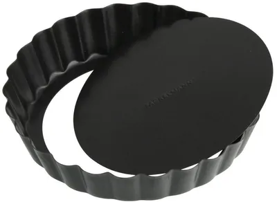 Tarteletform mit Antihaftbeschichtung, 13 cm, schwarz