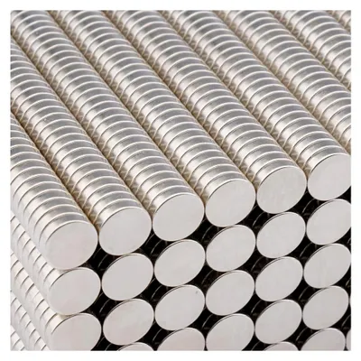 Produktbild von 250 Neodym-Magnete Ø8x2 mm NdFeB N35 verzinkt - Haftkraft etwa 1,2 kg