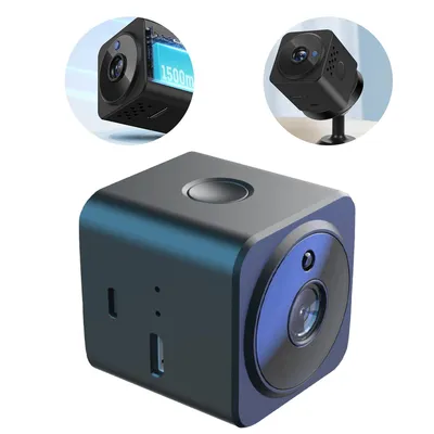 Produktbild von Überwachungskamera,500mAh WLAN Mini Kamera,1080P,Zwei-Wege-Audio,Echtzeit Ansehen,Nachtsicht, Bewegungserkennung,APP Steuerung,64GB IT-Karte,Starke magnetische Adsorption,TYPE-C Laden