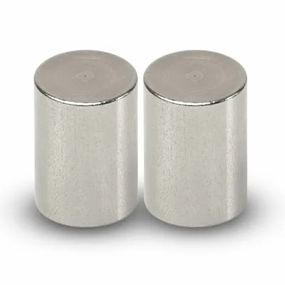Produktbild von MAUL Magnet Stab 2 Stück 19 kg Stahl Metall Neodym 2.5 x 2.5 x 3.5 cm silber