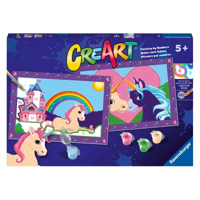 Image de Ravensburger CreArt Peinture sur Numéro - Licornes Magiques