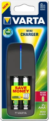 Produktbild von Varta 57646, Nickel-Metallhydrid (NiMH), AA, AAA, 2 Stück(e), Akkus/Batterien enthalten
