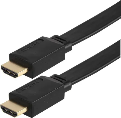 Produktbild von Techly 1m HDMI, 1 m, HDMI Typ A (Standard), HDMI Typ A (Standard), 4096 x 2160 Pixel, 3D, Schwarz