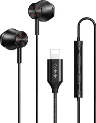 Obrázek produktu pro Mcdodo Kabelová sluchátka HP-4080, lightning (černá)