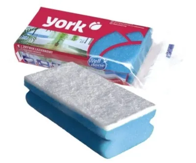 Zdjęcie produktu dla York, Zmywak do łazienki, dwuwarstwowy, 1 sztuka