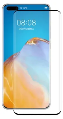 Produktbild von 1x 9D Keramik für Huawei P40 Pro FULL-COVER Panzerfolie Displayschutz Panzerschutz Schutzfolie Displayfolie Folie ANTI-SHOK ANTI-BRUCH-ANTI-STOß