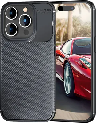 Produktbild von Hülle für iPhone 15 Pro Carbon Optik Cover Silikon Handyhülle Case Schutz Tasche