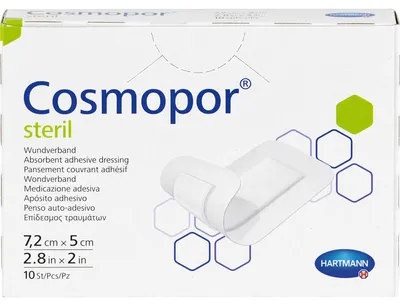 Image de Cosmopor stérile 7,2 cm x 5 cm pansement, 10 pcs. pansements