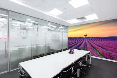 Produktbild von Vlies Fototapete BLÜHENDES LAVENDELFELD 375 x 250 cm (inkl. Kleister) - Vlies Tapete, Wandtapete, Wandbilder - Tapete für Wohnzimmer Schlafzimmer, Büro, Küche - Montagefertig