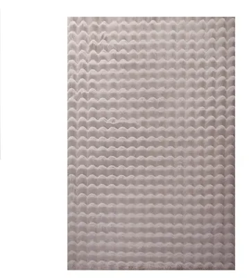 Produktbild von Carpetsale24 Flauschiger Hochflor Teppich Wohnzimmer Einfarbig Hoch-Tief-Struktur Super Weich und Kuschelig Kunstfell Felloptik, Grösse: 80x150 cm