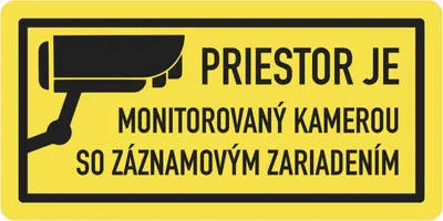 Immagine prodotto di Adesivo di sicurezza - 12x6cm Adesivo da applicare all'esterno