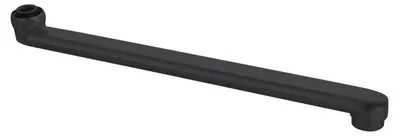 Immagine prodotto di Bocchetta di scarico Aqualine, 220 mm, piatta, nero opaco