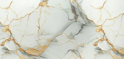 Immagine prodotto di Pannello da parete in PVC autoadesivo, effetto marmo grigio con venature dorate, 280x60 cm, impermeabile