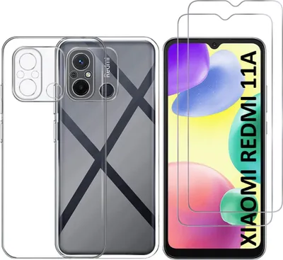 Obrázok produktu pre Puzdro pre Xiaomi Redmi 11A s 2 ochrannými krytmi z tvrdeného skla Phonillico®